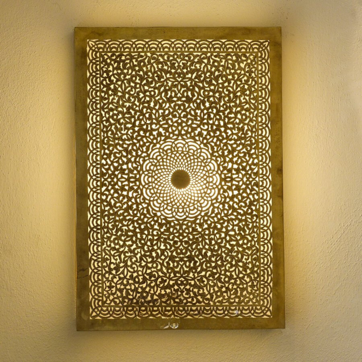 BRASS WALL SCONCE, SUHAIL