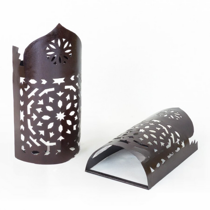 IRON WALL SCONCES, MASSK II