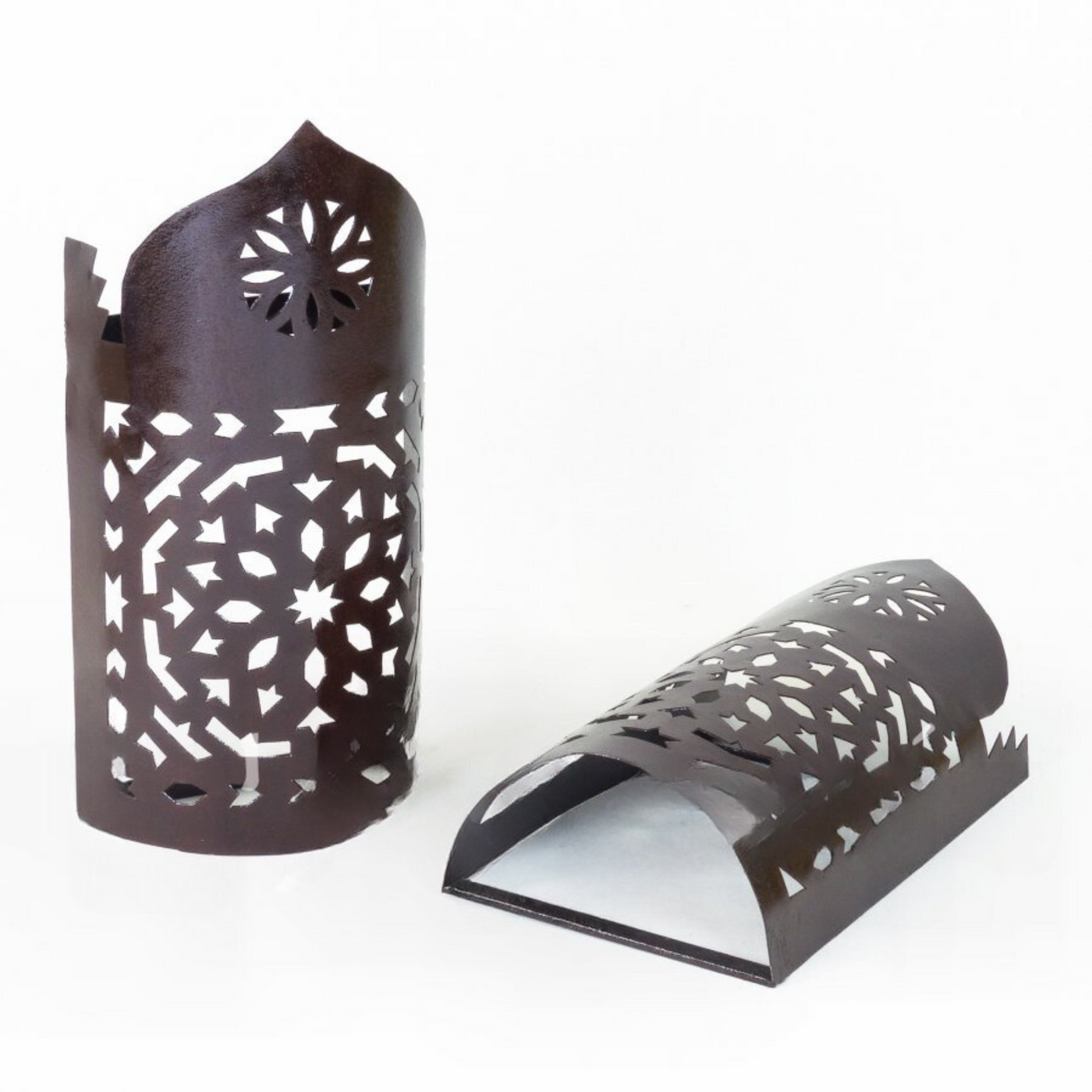 Creative Iron Wall Sconce Lamp – Arabian Style, Diffuses Beautiful Reflection, Perfect for Home & Business Décor