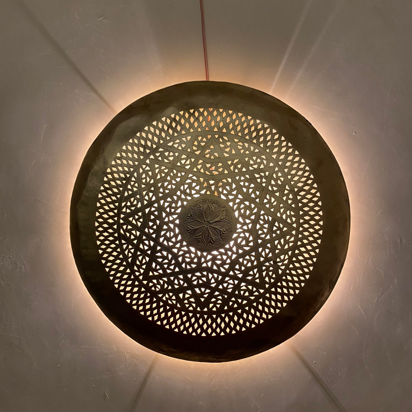 Brass Wall Sconce – Perfect for Moroccan-Inspired Décor