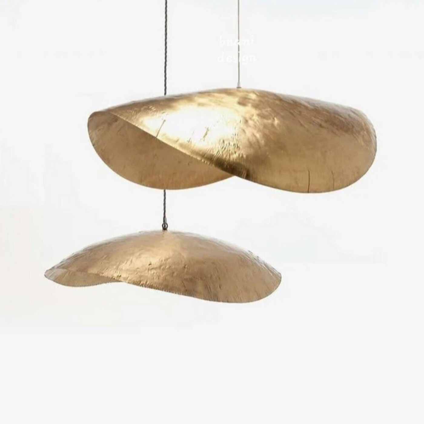 Handcrafted Leaf Pendant Light – Solid Brass, Ready to Install, Ideal for Luxury Home & Business Lighting