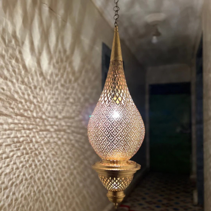 BRASS CEILING LIGHT , AMAL