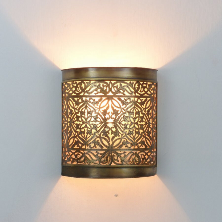 BRASS WALL SCONCE, MEHDI S