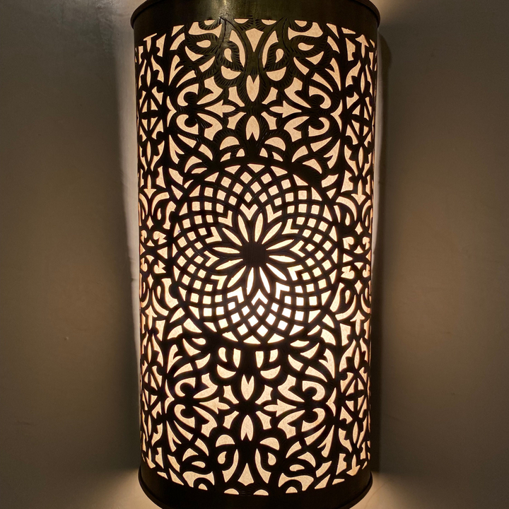 BRASS WALL SCONCE, ABIR