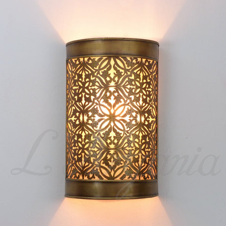 BRASS WALL SCONCE, MEHDI L