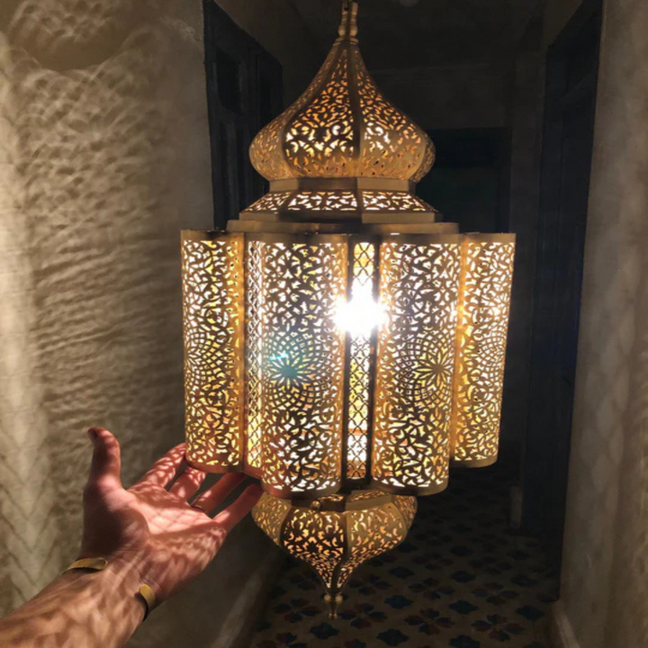 BRASS CEILING LIGHT , SAFAE 2