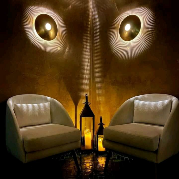 FLUSH WALL SCONCES, MALEK