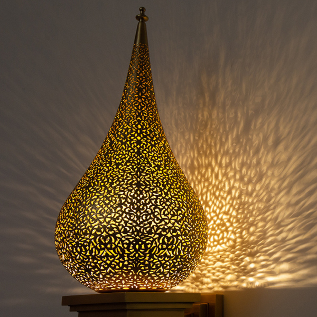BRASS WALL SCONCE, HATEM