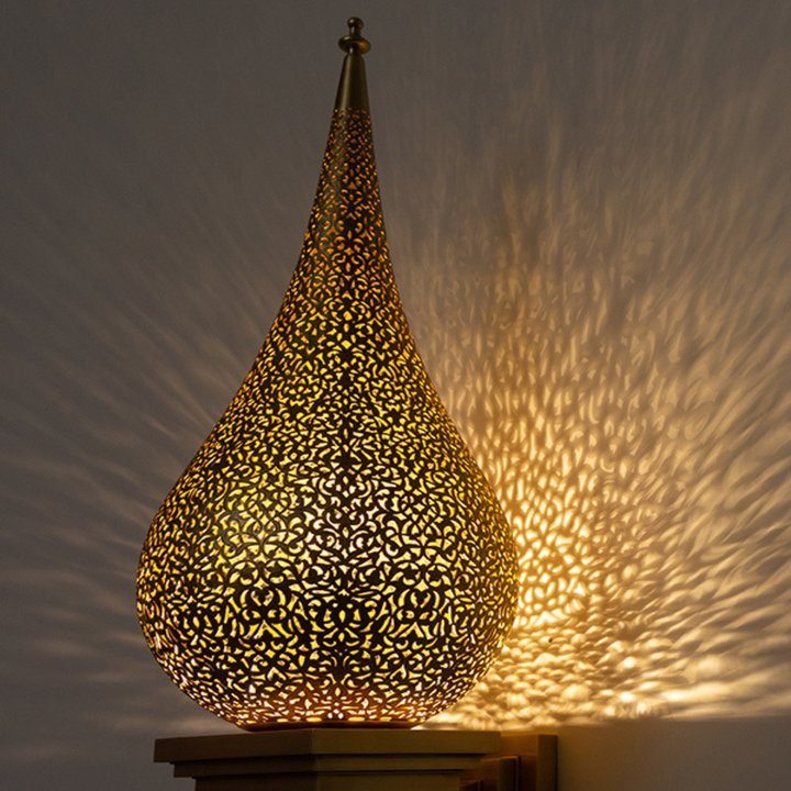 BRASS WALL SCONCE, HATEM