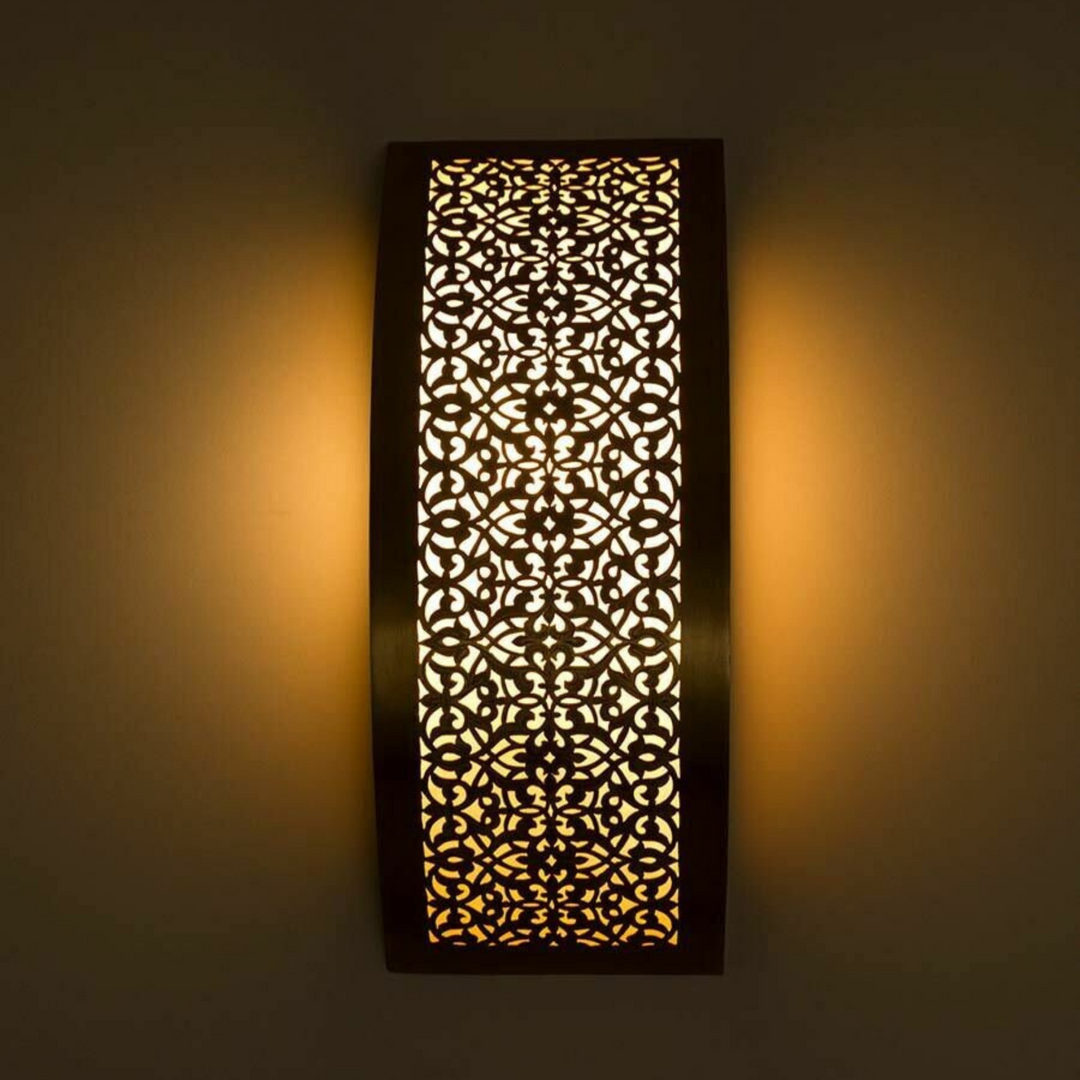 BRASS WALL SCONCE, GHALIA