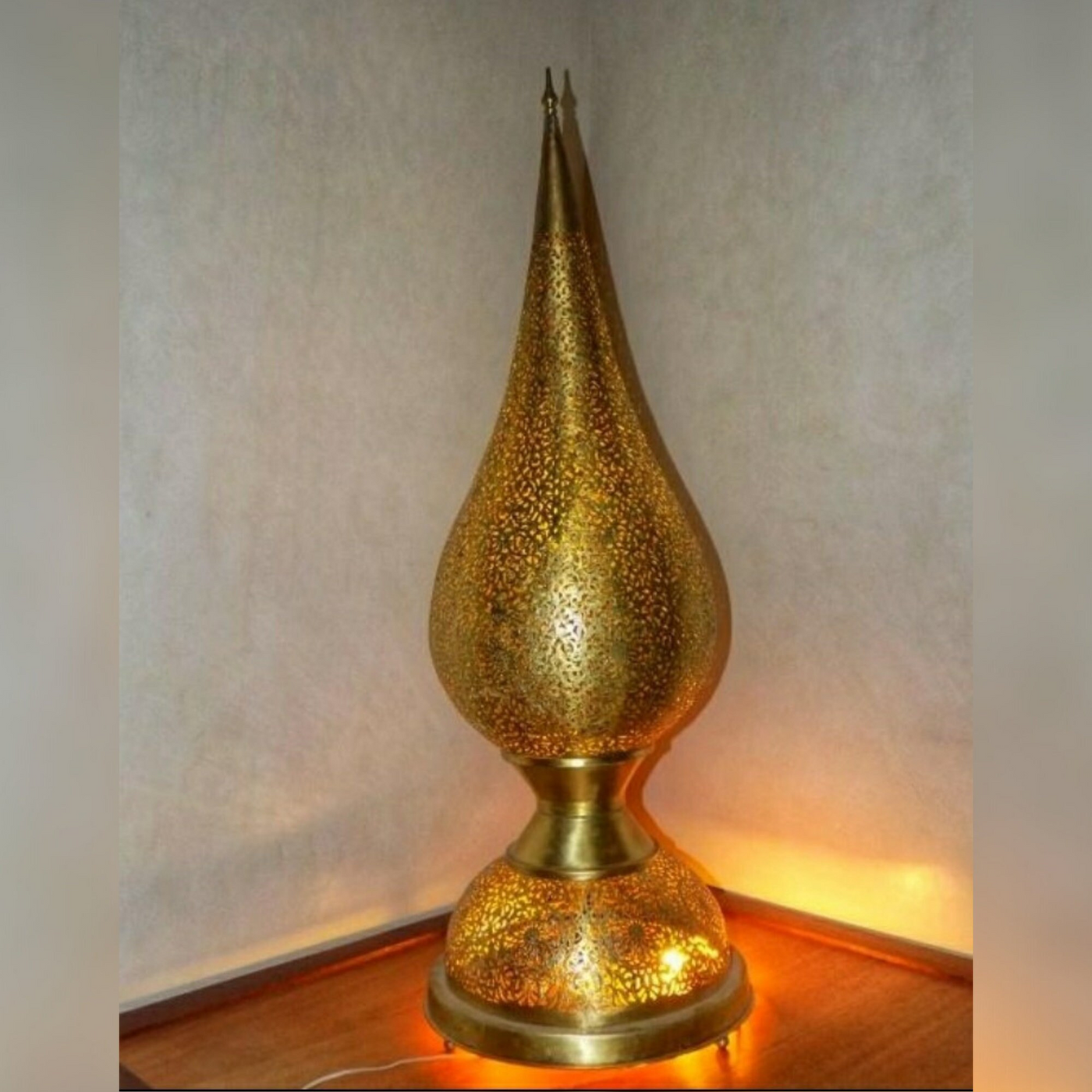 Standing Lamp with Morocco style, Comes Hardwired with a switch and ready to use – Luxury for home & Business decoration