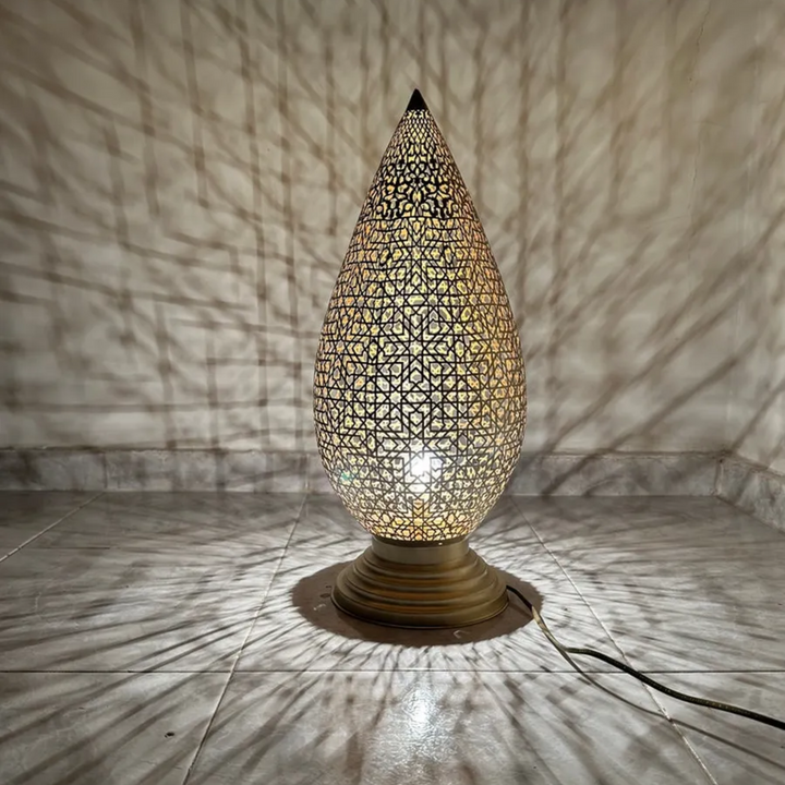 MOROCCAN TABLE & FLOOR LAMP , MOSAÏC