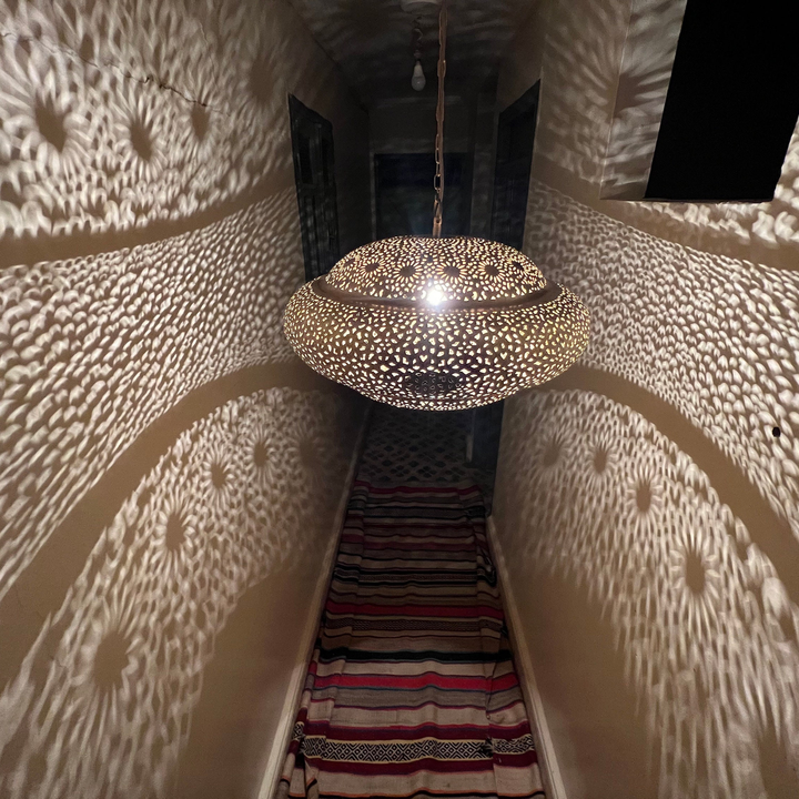 BRASS CEILING LIGHT , FAYZA