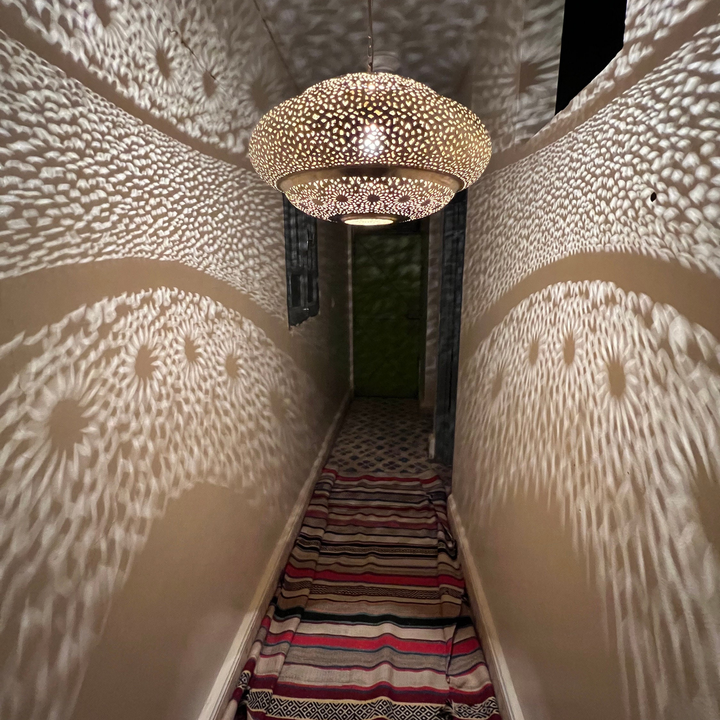 BRASS CEILING LIGHT , FAYZA