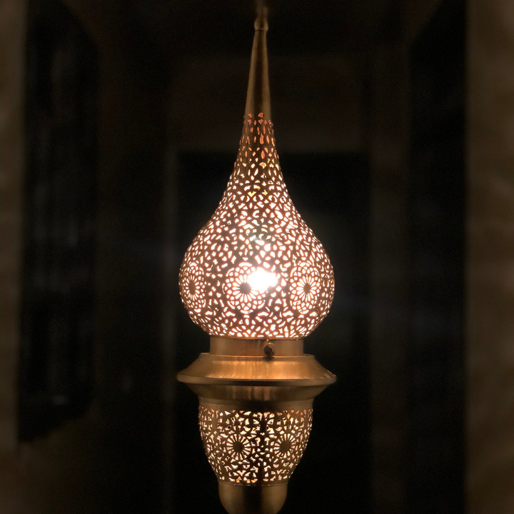 BRASS CEILING LIGHT , NUR