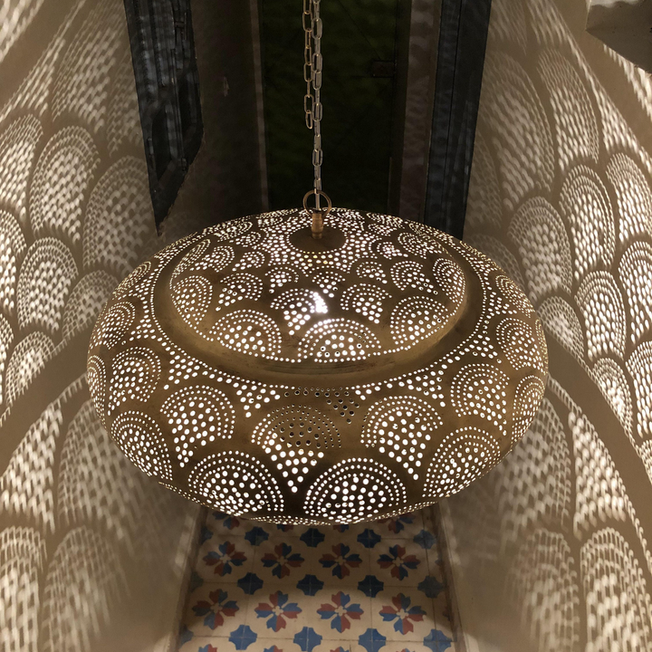 BRASS CEILING LIGHT , BASMA