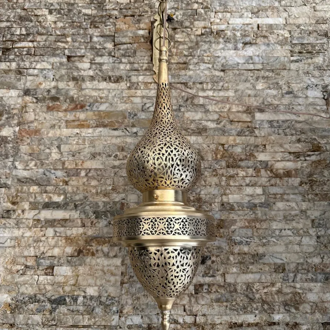BRASS WALL SCONCE, AYDA