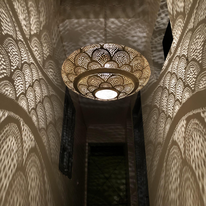 BRASS CEILING LIGHT , BASMA