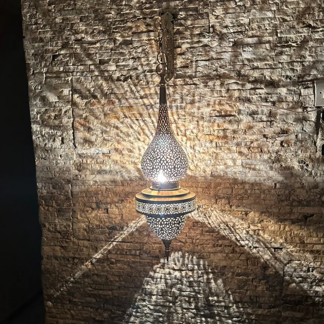 BRASS WALL SCONCE, AYDA
