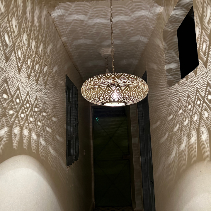 BRASS CEILING LIGHT , FARAH