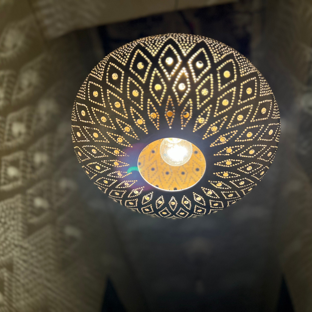 BRASS CEILING LIGHT , FARAH