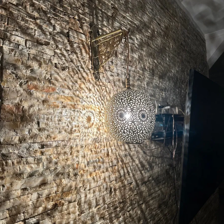 BRASS WALL SCONCE, SHAIMA