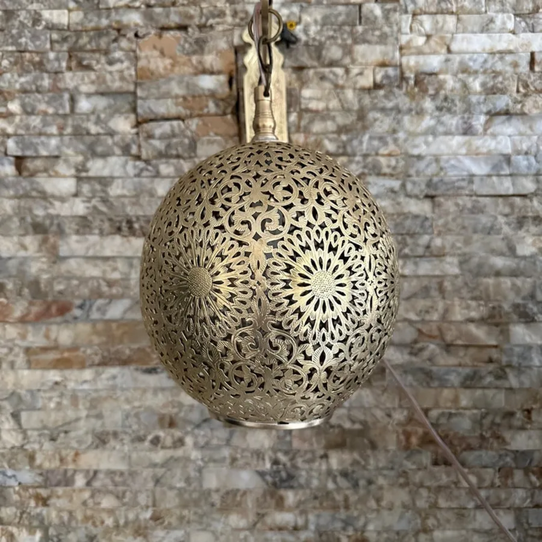 BRASS WALL SCONCE, SHAIMA