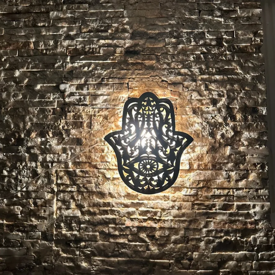 BRASS WALL SCONCE, KHEMISSA