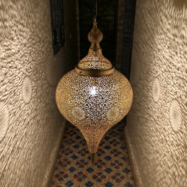 BRASS CEILING LIGHT , JAD