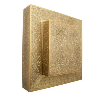 Creative Large Wall Sconce lamp, Handgraved with Moroccan Style Geometric – Reflect a beautiful and warm touch