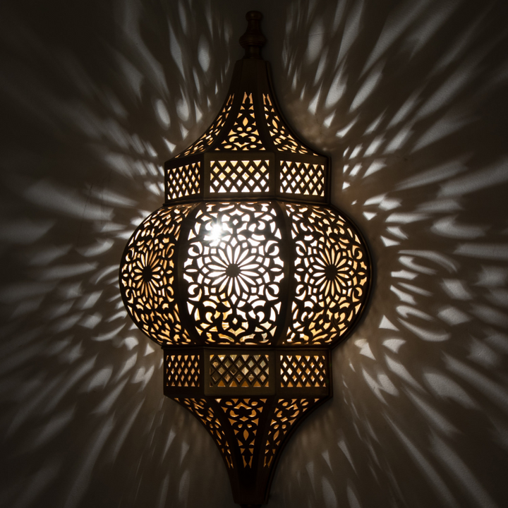 BRASS WALL SCONCE, RAYA