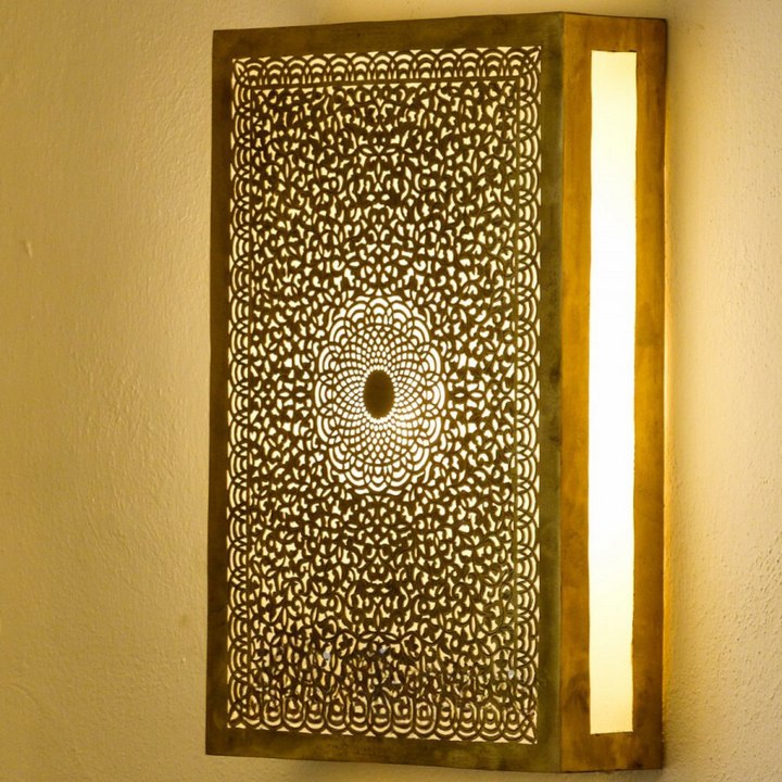 BRASS WALL SCONCE, SUHAIL