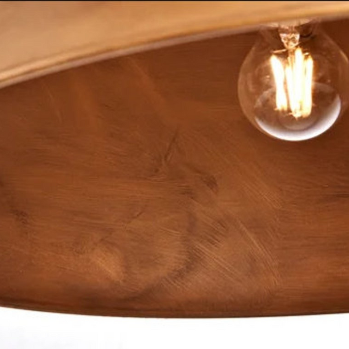 COPPER DOME CEILING LIGHT, SATIN