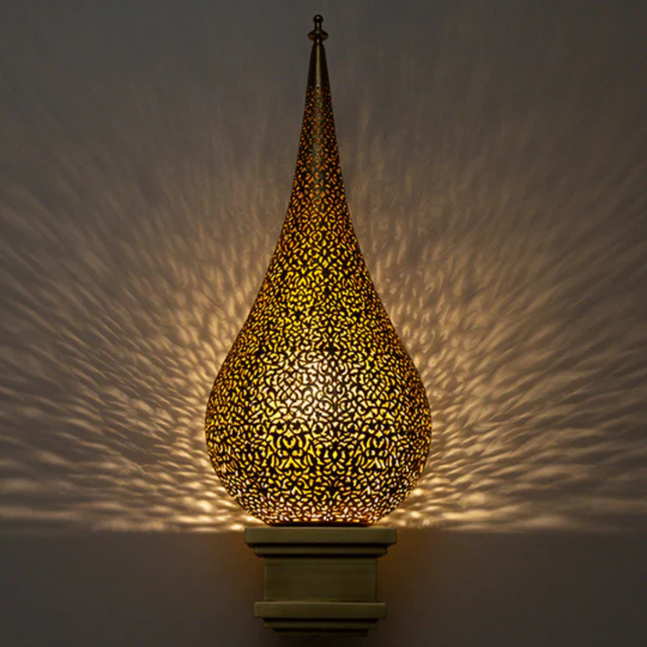 BRASS WALL SCONCE, RIAD