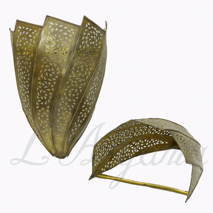 BRASS WALL SCONCE, KORAKOR