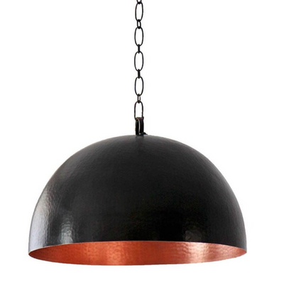 Stylish Black Dome Lamp – Available in Various Sizes for Modern Kitchen Décor