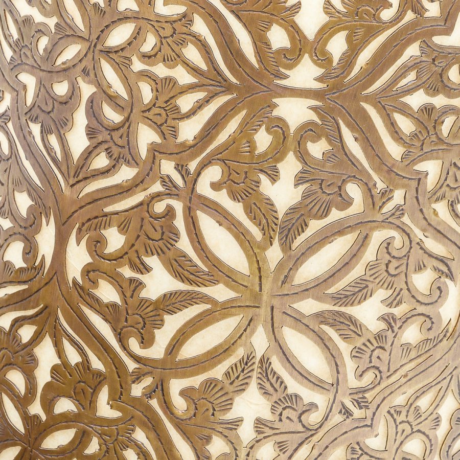BRASS WALL SCONCE, MEHDI L