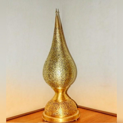 Standing Lamp with Morocco style, Comes Hardwired with a switch and ready to use – Luxury for home & Business decoration