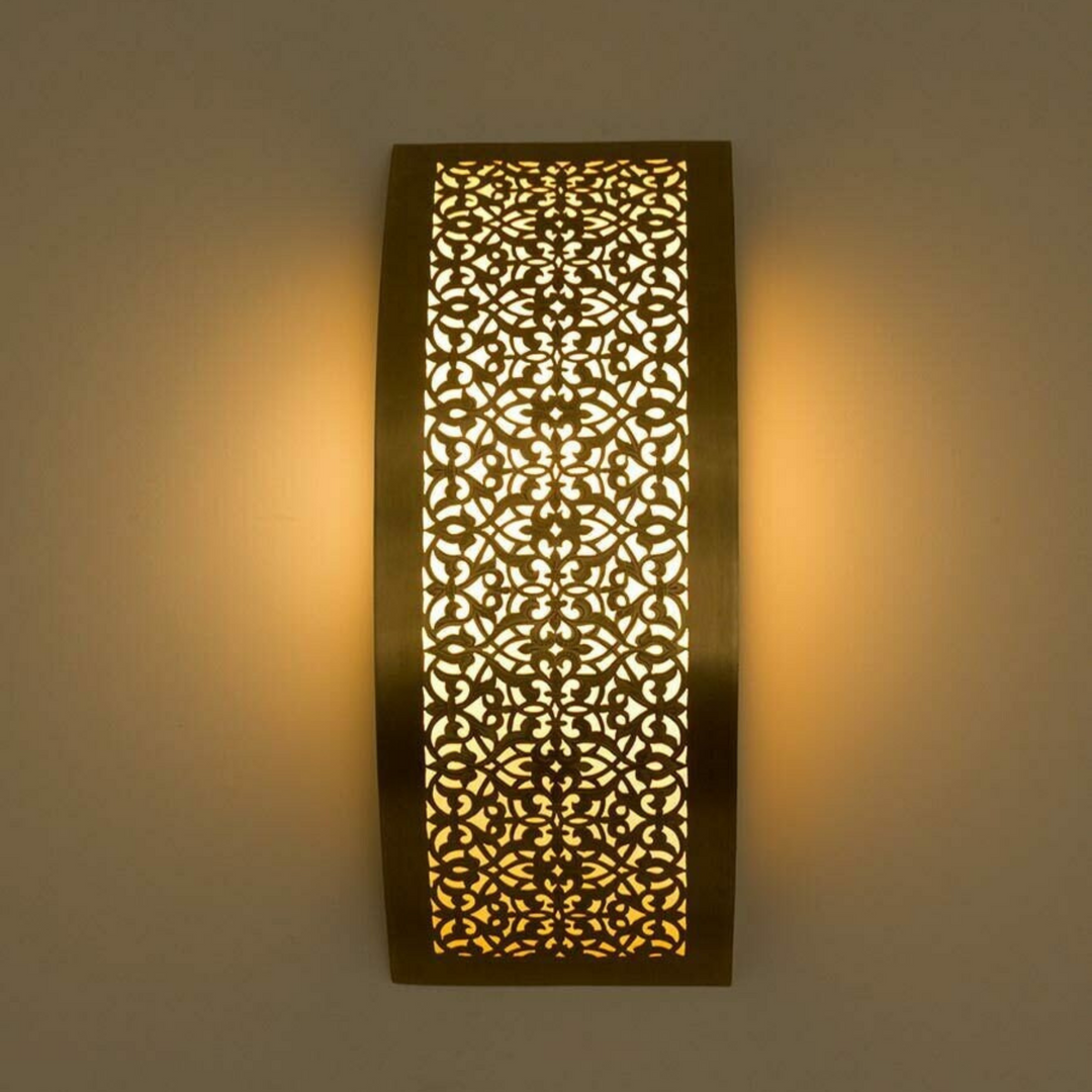 BRASS WALL SCONCE, GHALIA