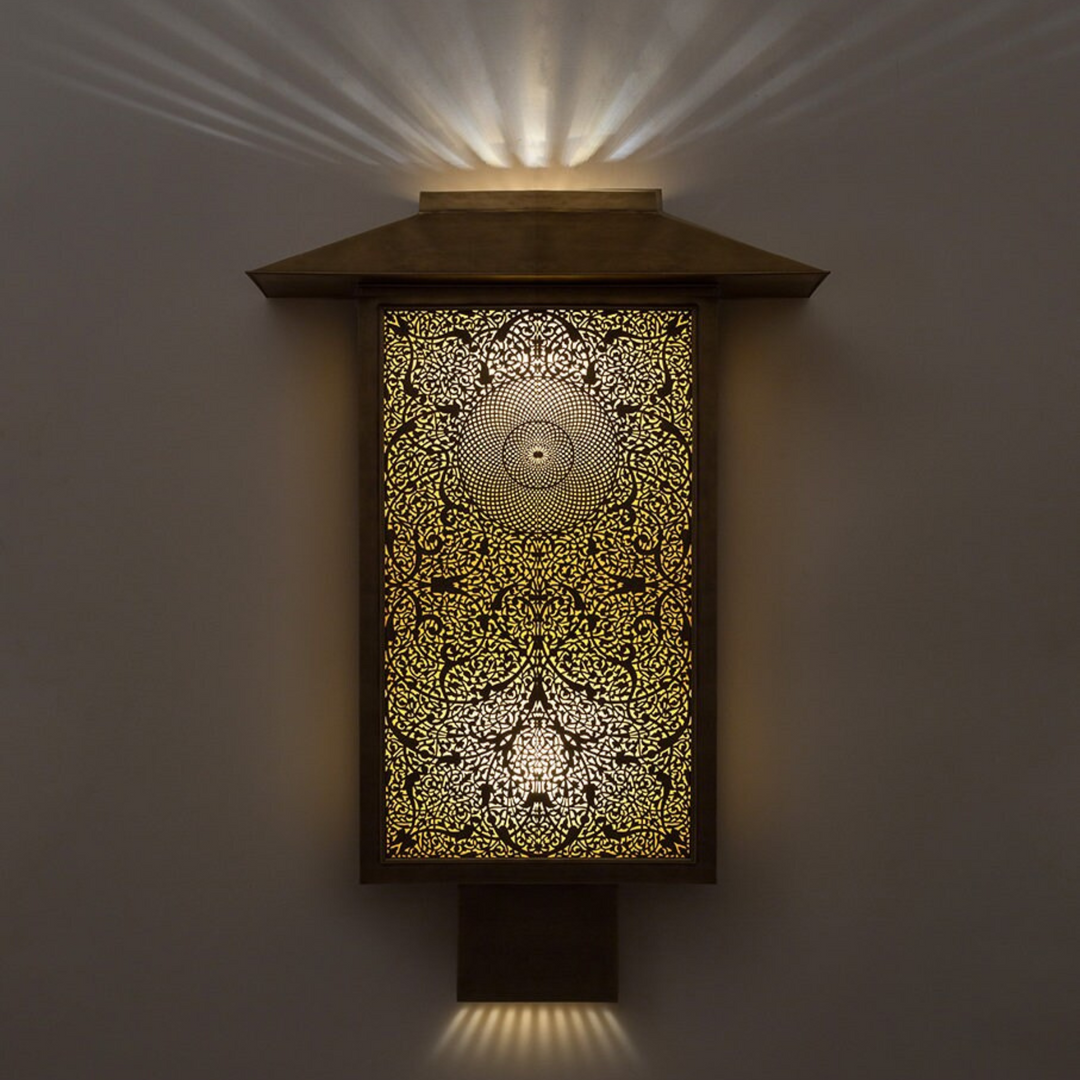 BRASS WALL SCONCE, KALILA