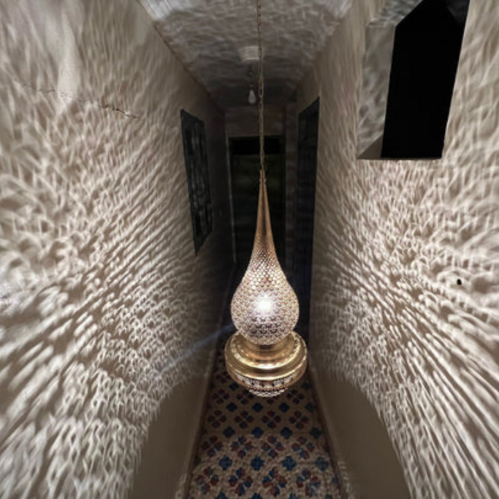BRASS CEILING LIGHT , AHMAD