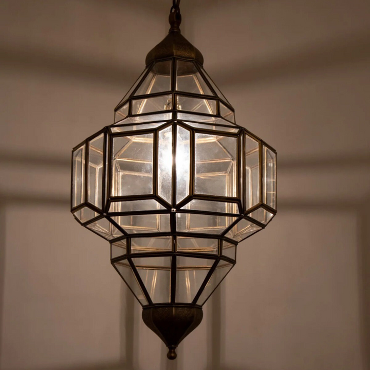 GEOMETRIC GLASS LAMPS, AAYEL