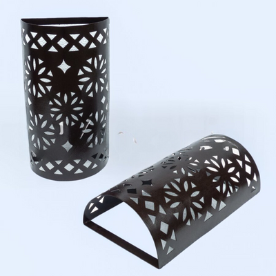 Elegant Moroccan Wall Sconce Lamp – Available in White & Black Iron