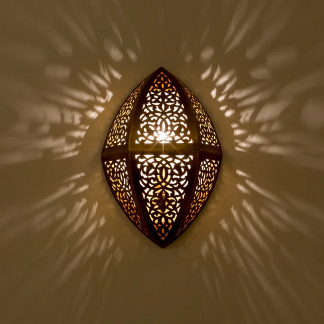 BRASS WALL SCONCE, TASNIM