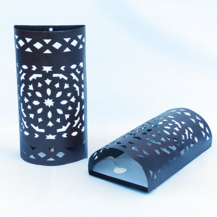 IRON WALL SCONCES, MASSK