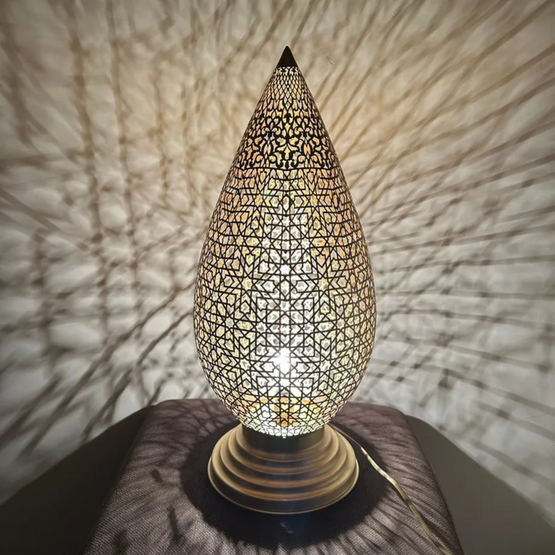 MOROCCAN TABLE & FLOOR LAMP , MOSAÏC