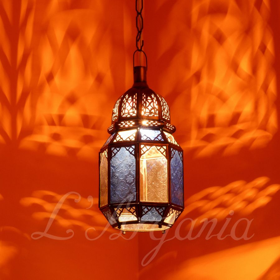MOROCCAN LANTERNS, AMINA BLUE