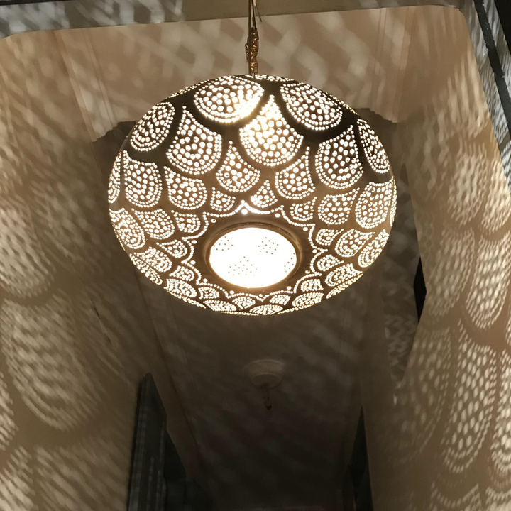 BRASS CEILING LIGHT , NABIL REVERSED