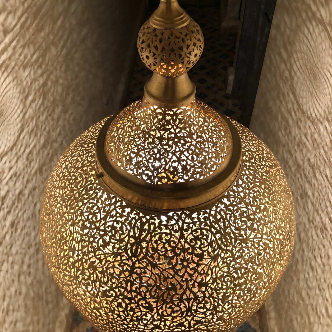 Large Moroccan Chandelier – Hand-Engraved, Available in Gold, Silver, Black Brass – Perfect for Elegant Home Lighting Décor