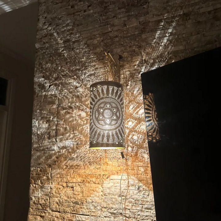 BRASS WALL SCONCE, RIHAB